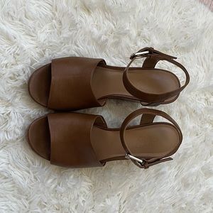 Franco Sarto Leather Wedges